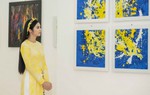Triển lãm tranh và áo dài của NTK Cao Minh Tiến