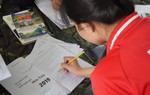 Thí sinh xã đảo duy nhất ở TPHCM thoải mái trước giờ thi Toán