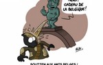 Tintin và Manneken Pis 'đứng lên' chống khủng bố