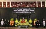Lễ tang cấp Nhà nước nguyên Phó Chủ tịch Quốc hội Nguyễn Phúc Thanh