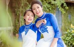 Hoa hậu Ngọc Hân tư vấn chọn áo dài đôi mẹ & con
