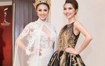 Hoa hậu Liên lục địa Tường Linh rạng rỡ bên "Hoa hậu của các hoa hậu"