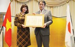 Báo PNVN nhận Bằng khen vì những đóng góp trong quan hệ Việt - Nhật
