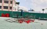 TPHCM: Sập giàn giáo trong lễ kỷ niệm 20/11, 25 học sinh đi cấp cứu