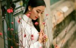 Top 10 Miss Photo 2017 Thạch Thảo tinh khôi bên hoa đào