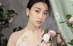 Hoa hậu Đỗ Mỹ Linh duyên dáng với áo dài cách tân ngày Tết