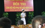 Cán bộ Hội phụ nữ Phòng không không quân đua tài, nâng cao chất lượng hoạt động Hội