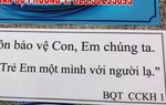 Chung cư TPHCM khuyến cáo 'không để trẻ một mình với người lạ'