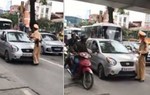 Bị CSGT thổi phạt, nữ tài xế bảo: “Tôi đang rất bận"