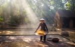 Trở về tuổi thơ với khoảng sân nhà ngập nắng 