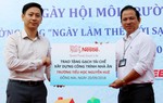 Nestlé Việt Nam tặng gạch xây nhà ăn cho hơn 1.000 học sinh