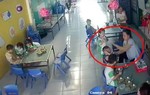 Long An: Bảo mẫu đánh trẻ khi cho ăn thừa nhận sai phạm
