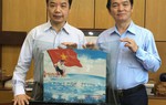Đấu giá tranh cát ‘Gạc Ma - Vòng tròn bất tử’ của Ý Lan tại Hàn Quốc