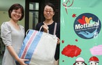 Nữ biên tập viên người Nhật tặng đồ ủng hộ Mottainai 2018