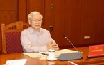 Tổng Bí thư Nguyễn Phú Trọng chủ trì cuộc họp về phòng, chống tham nhũng