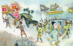 Tranh minh hoạ độc đáo về Truyện Kiều và Lục Vân Tiên hút bạn đọc trẻ 