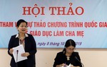 Cần thiết phải có Chương trình giáo dục làm cha mẹ