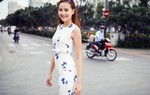 Khánh Ngân The Face tinh khôi xuống phố