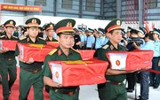 Máy bay đưa 13.563 mẫu hài cốt liệt sĩ phục vụ giám định ADN