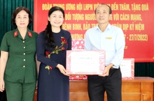 TƯ Hội LHPN Việt Nam tặng 131 suất quà các gia đình có công, nữ chiến sĩ Trường Sơn tại Quảng Trị