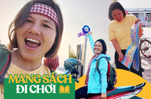 Hành trình xuyên Việt "mang sách đi chơi" đầy nhân văn của người phụ nữ 7x