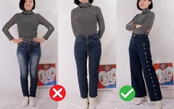 Những kiểu quần jeans nịnh dáng cho các nàng chân "cột đình"