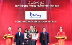 VitaDairy được vinh danh là công ty sữa uy tín hàng đầu Việt Nam