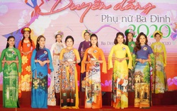Phụ nữ Ba Đình duyên dáng trong vòng Chung kết cuộc thi về Áo dài