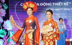 BST "Họa tiết Hoàng thành Thăng Long" đoạt giải Nhất Cuộc vận động thiết kế “Tự hào Áo dài Việt”