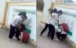 Chê áo bạn mỏng, nữ sinh lớp 8 bị đánh hội đồng ngay trước cổng trường