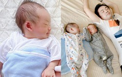 2 con Dương Khắc Linh giống bố từ mặt mũi cho tới nết ngủ