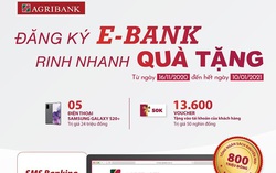 Cùng Agribank Đăng ký E-Bank - rinh nhanh quà tặng