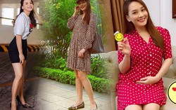 Bảo Thanh hiếm hoi khoe cận cảnh vóc dáng khi mang bầu