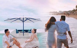 Hiếm lắm mới thấy Bảo Thy diện đồ đôi cùng chồng