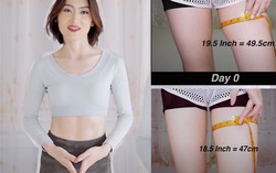 Chẳng cần đi gym, tự tập ở nhà, mẹ 1 con giảm liền 3cm mỡ đùi chỉ trong 7 ngày
