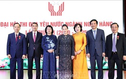 Chủ tịch Quốc hội Nguyễn Thị Kim Ngân dự Đại hội thi đua yêu nước ngành ngân hàng lần thứ VIII