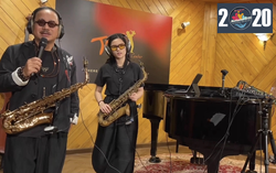 Nghệ sĩ saxophone Trần Mạnh Tuấn "phiêu" cùng con gái An Trần trong đêm Gala Mottainai 2020