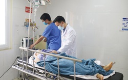 Xe lật, lái xe tử vong, 2 phụ nữ chấn thương nặng