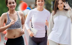 Mai Phương Thúy sửa sai tinh tế sau những lần chọn nhầm đồ tố dáng núng nính đi chạy