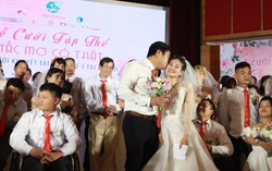 46 cặp đôi rạng rỡ hạnh phúc trong Lễ cưới tập thể “Giấc mơ có thật”