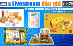 11h30 ngày 9/12: Livestream đấu giá 5 sản phẩm gây quỹ Mottainai 2020
