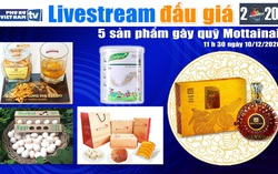 11h30 ngày 10/12: Livestream đấu giá 5 sản phẩm gây quỹ Mottainai 2020