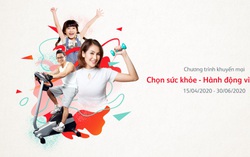 Prudential giới thiệu chương trình khuyến mại
“Chọn sức khỏe – Hành động vì sức khỏe”