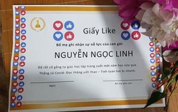 Làm "Giấy Like" thay Giấy khen sẽ khiến trẻ càng bị ám ảnh