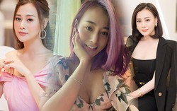 Quỳnh Búp Bê xinh lung linh với mái tóc tím lịm mới toanh