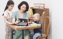 Giúp “mẹ bỉm sữa” dạy tiếng Anh online cho con