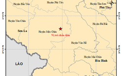 Liên tiếp xảy ra động đất tại Sơn La