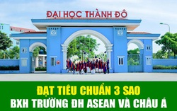 Trường ĐH Thành Đô đạt chuẩn 3 sao trên Bảng xếp hạng các trường ĐH Asean và Châu Á theo định hướng ứng dụng