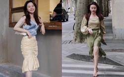 Chọn váy lụa tôn dáng cho những nàng có chiều cao khiêm tốn