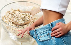 Dùng bột yến mạch giảm cân, đầu tuần 50kg cuối tuần còn 48kg